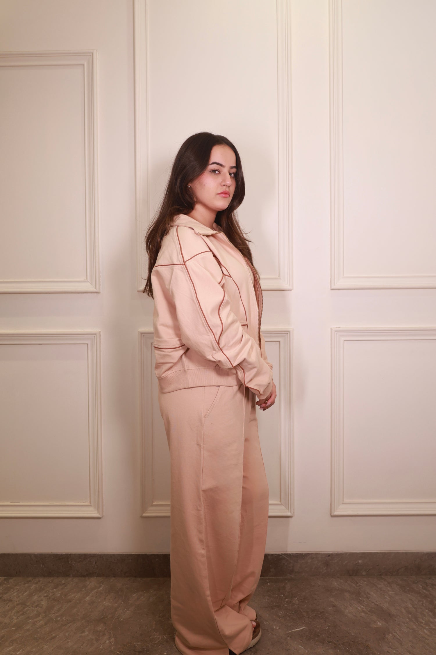 Khloe Tank Top Cordset Bare Peach (Winter Limited Edition)