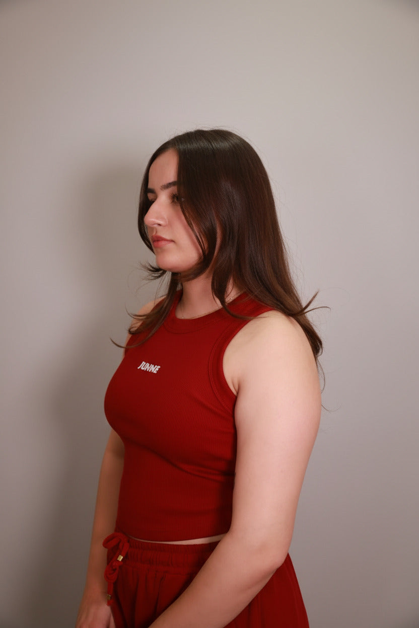 Tank Top Mulberry Cordset