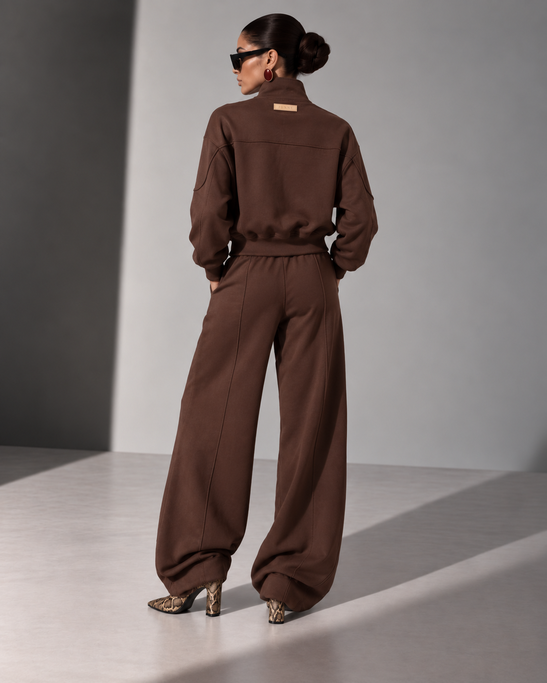 JUNNE Truffle Khloe Jacket back view